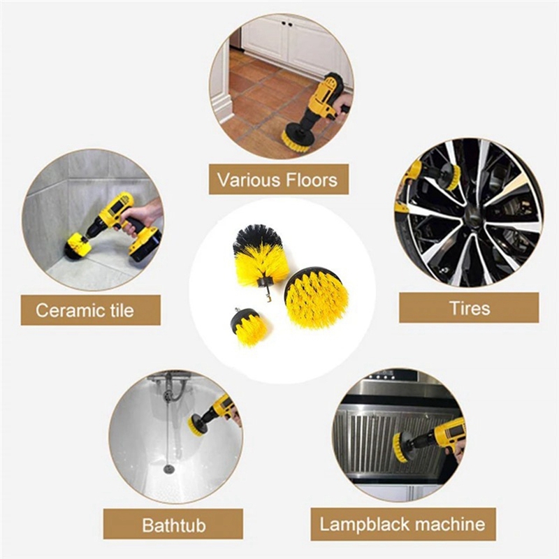 15pcs Electric Floor Scrubber  - đánh giá và giá Car Cleaning Brush