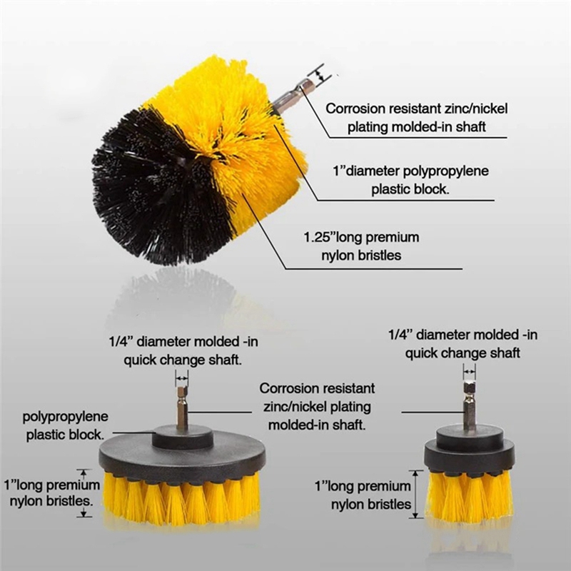 15pcs Electric Floor Scrubber  - đánh giá và giá Car Cleaning Brush